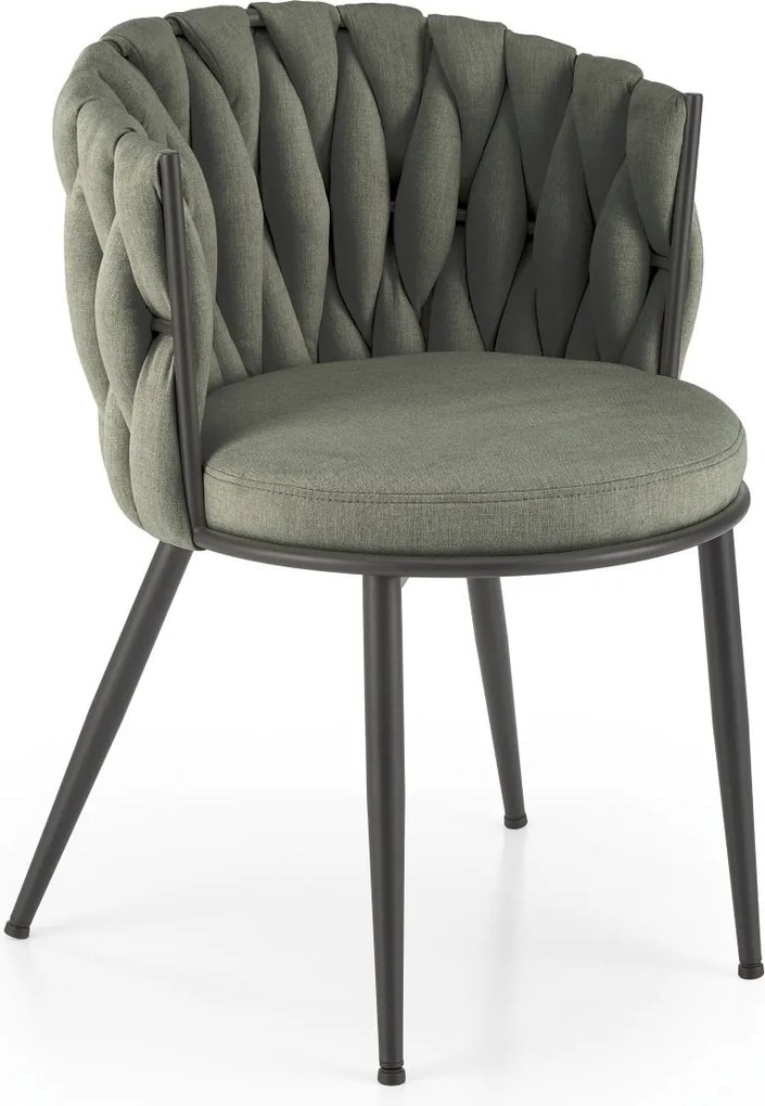 Krzesło z plecionym oparciem K516