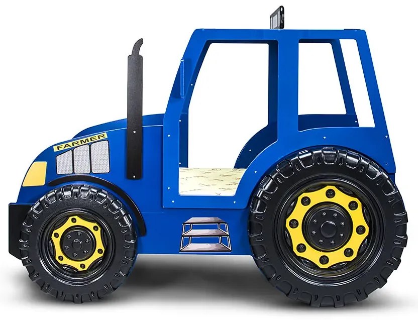 Niebieskie łóżko dla chłopca ciągnik zetor E1-N61