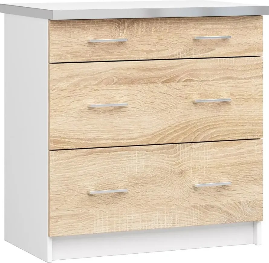 Dolna szafka komoda kuchenna dąb sonoma 80 cm G6-A33