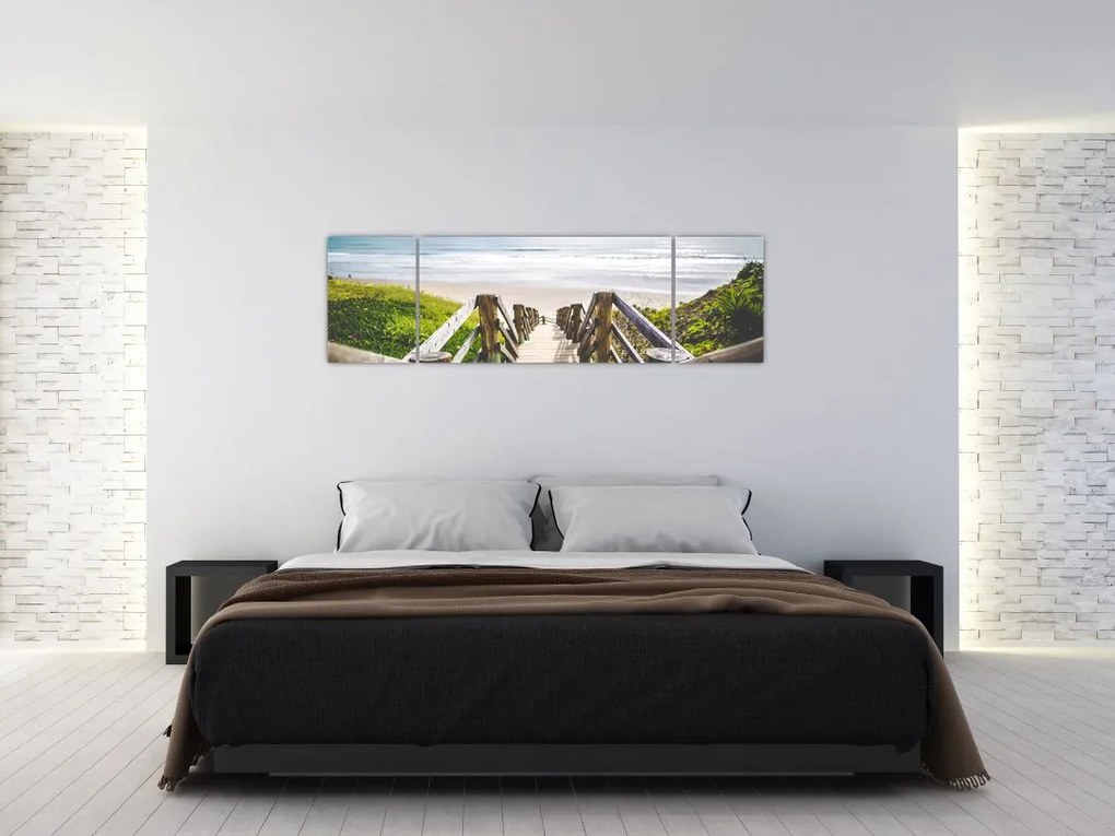 Obraz - Wejście na plażę (170x50 cm)