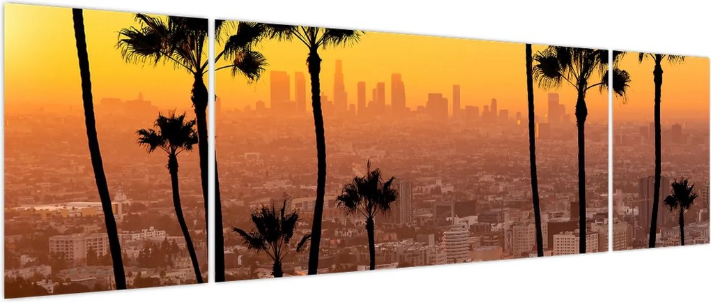 Obraz - Panorama Los Angeles (170x50 cm)