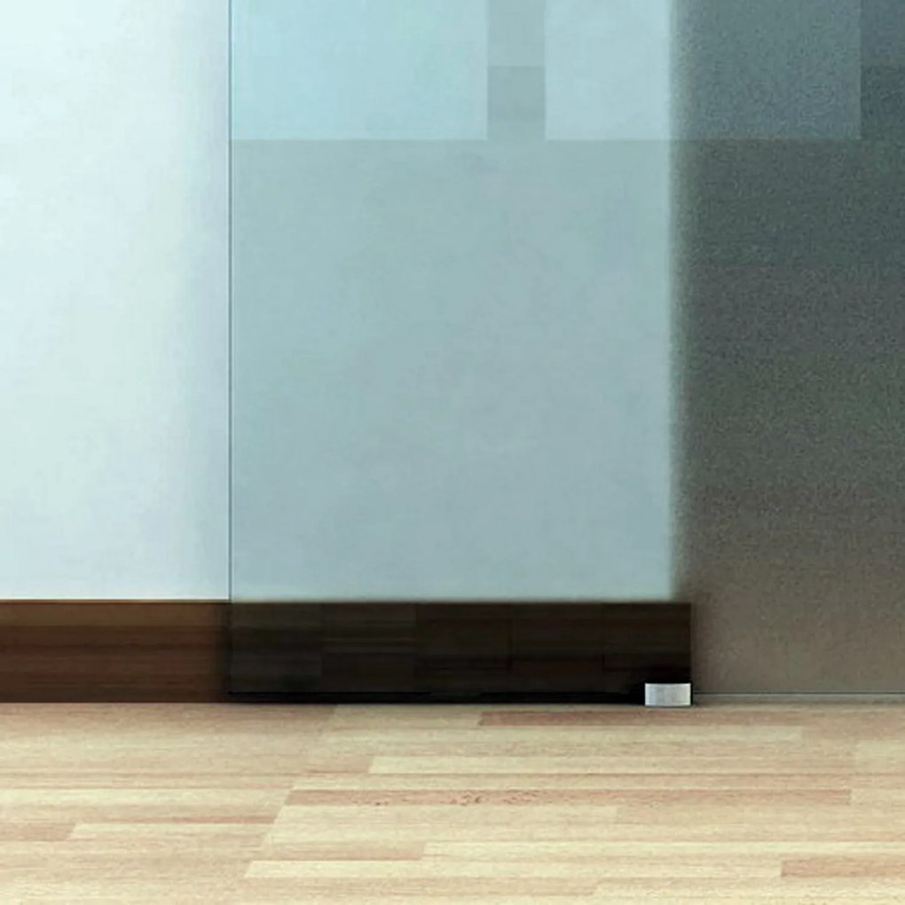 HOMCOM Drzwi Przesuwne Szklane Matowe 775 900 1025 x 2050 mm Nowoczesny Design do Wnętrz | Aosom PL