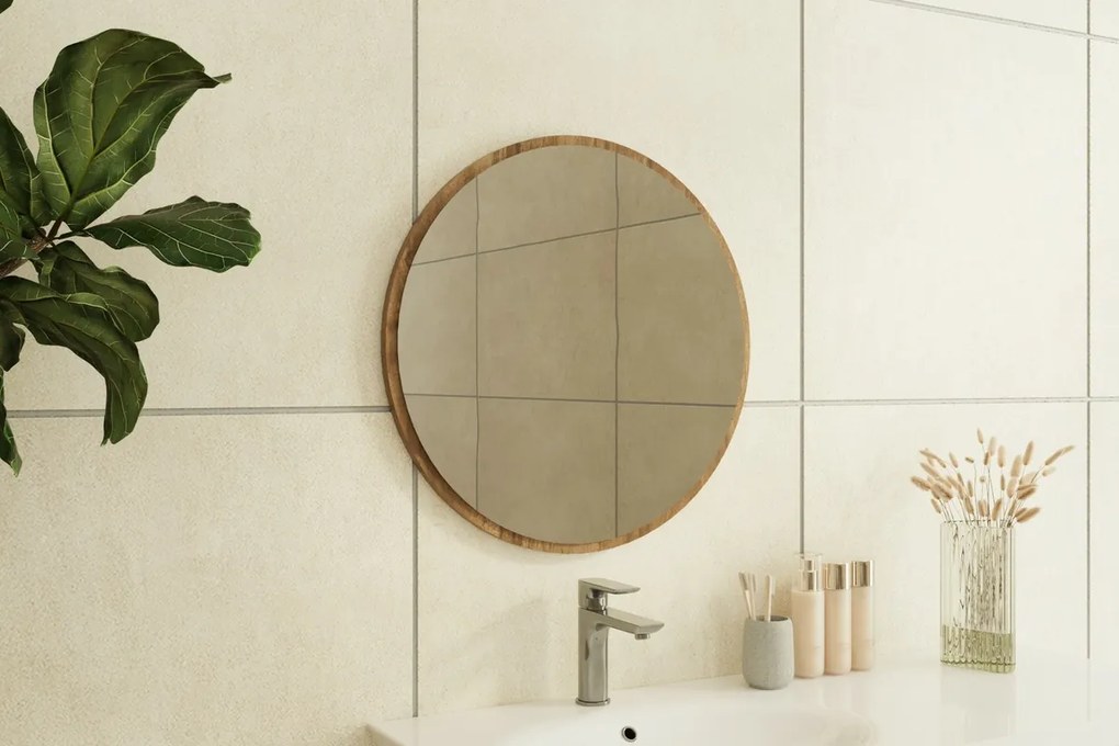Lustro Ozze Walnut 60 cm