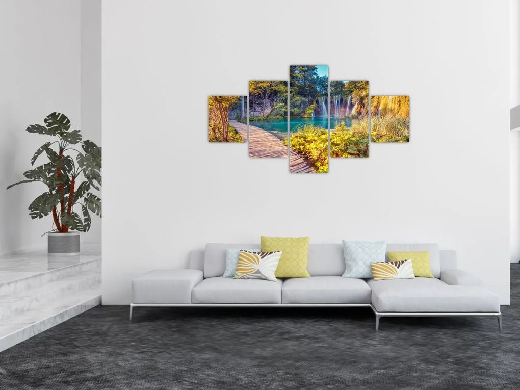Obraz - Jeziora Plitwickie, Chorwacja (125x70 cm)