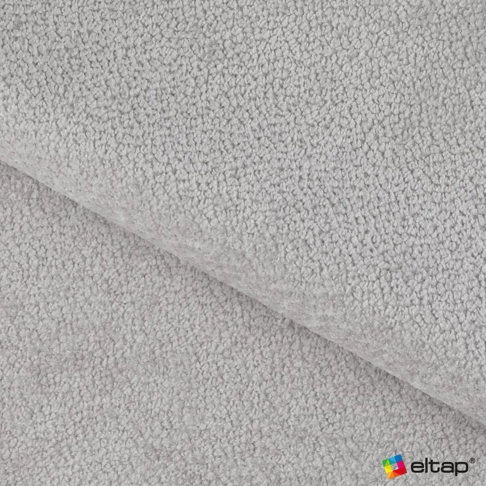 Szare tapicerowane łóżko dwuosobowe ze schowkiem ze stelażem 140x200 cm Dizzle – ELTAP