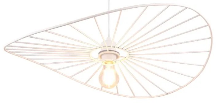 Biała lampa wisząca ø 60 cm Chapeau – Trio