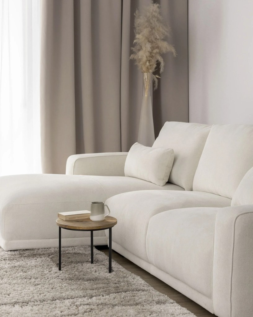Sofa Silkeborg crème white prawa