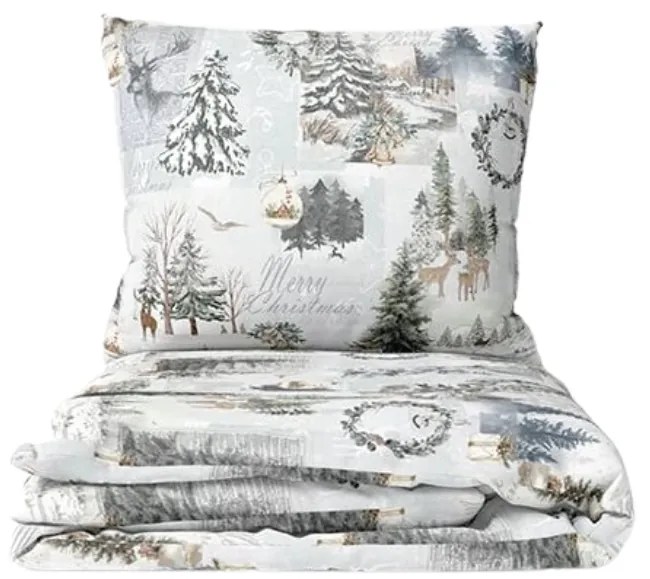 PrzytulneMieszkanie.pl PrzytulneMieszkanie.pl Bawełniana pościel WINTER WHISPER kolorowa Rozmiar pościeli: 70 x 90 cm | 140 x 200 cm