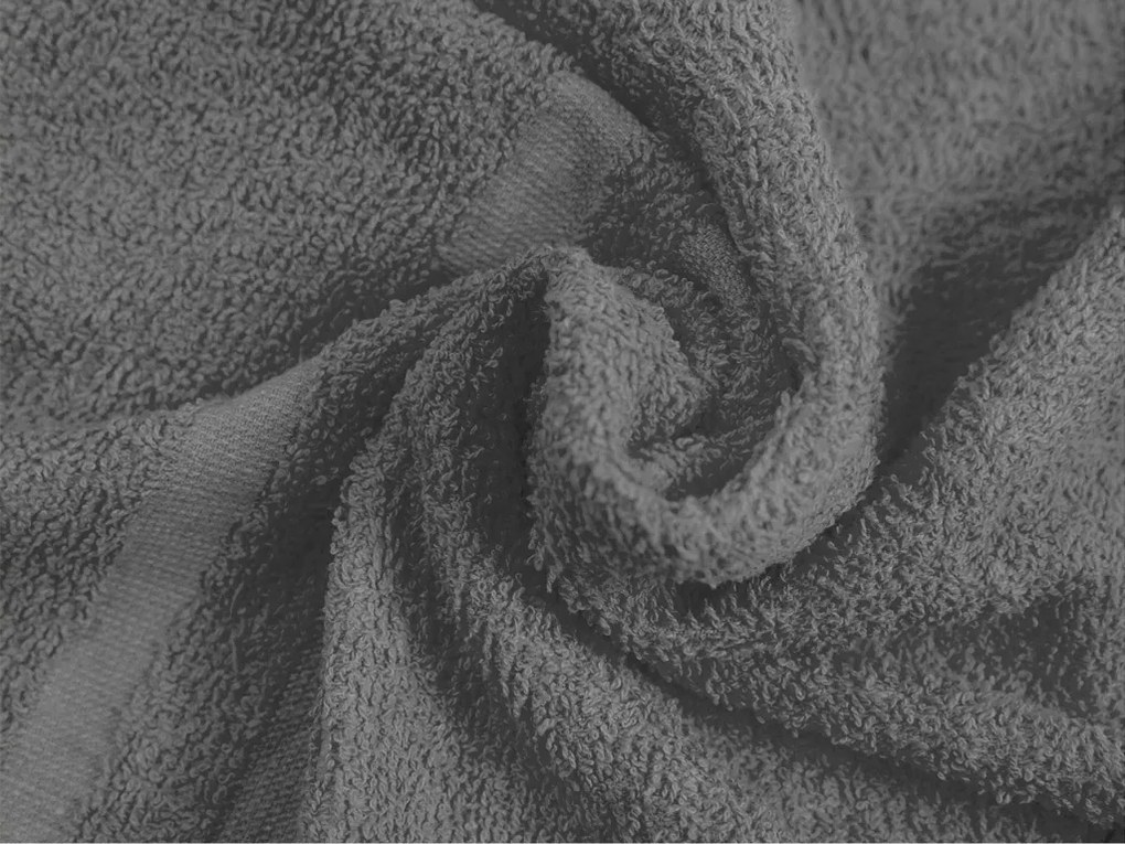 Ręcznik DUAL BASIC 50 x 100 cm szary, 100% bawełna