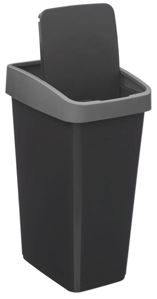 Kosz na śmieci z plastiku z recyklingu, 25 l