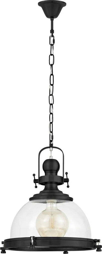 Lampa wisząca loft czarna industrialna Lofta Czarna