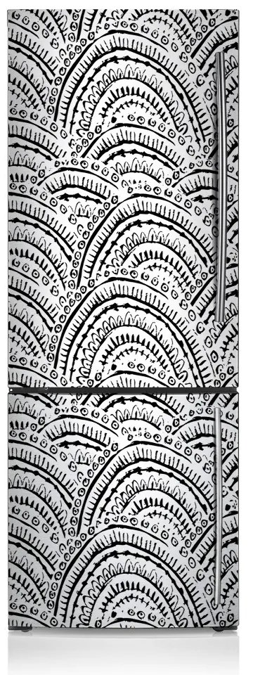 Osłona magnetyczna na lodówkę Abstrakcyjny wzór