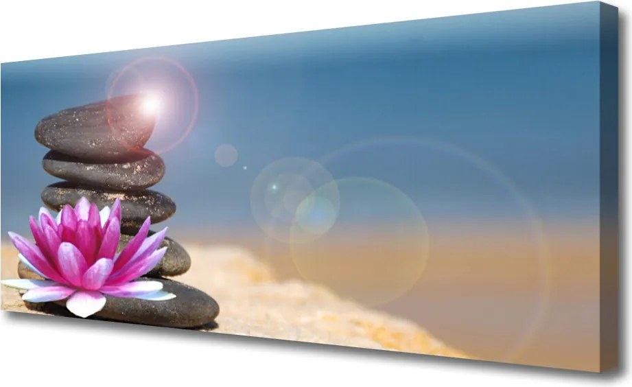 Obraz canvas Lilia Wodna na Jeziorze