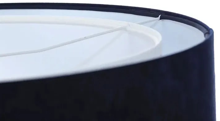 Granatowo-biała lampa wisząca nad stół - EX995 T8-C20