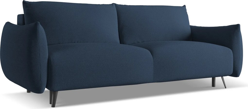 Trzyosobowa sofa Malie z pojemnikiem i funkcją spania, tkanina szenilowa