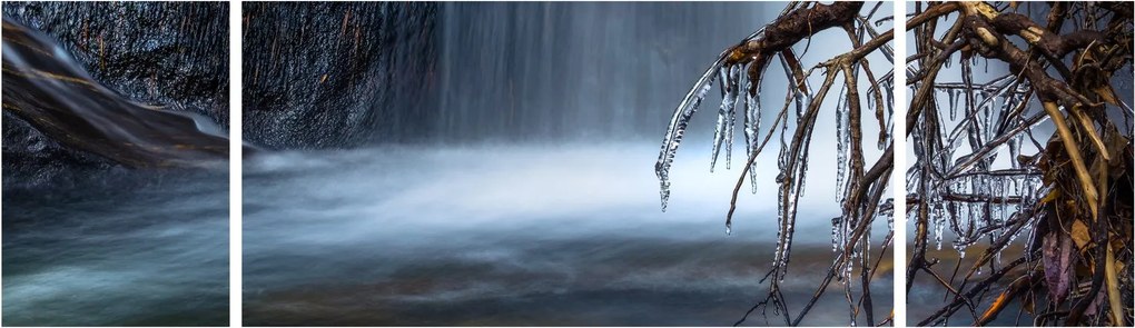 Obraz zimowej laguny (170x50 cm)