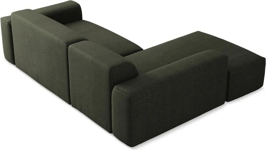 Zielony narożnik (lewostronny/z szezlongiem) Keli – Makamii