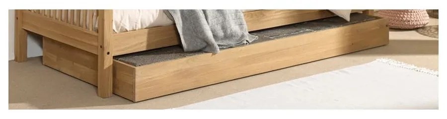 Szuflada pod łóżko dziecięce 90x200 cm w naturalnym kolorze Forrest – Vipack
