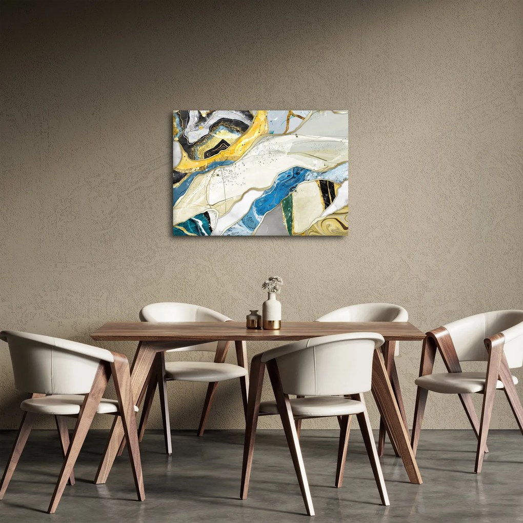 Obraz - Kolorowy marmur (70x50 cm)