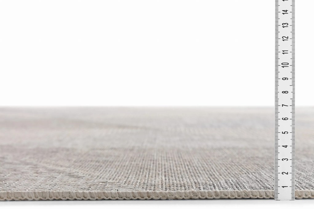 Dywan zewnętrzny Finn Trójkąty jasny szary 200 cm x 280 cm