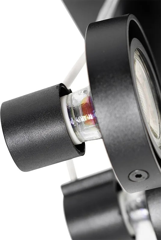 Nowoczesny reflektor czarny 2-światła - Master 50