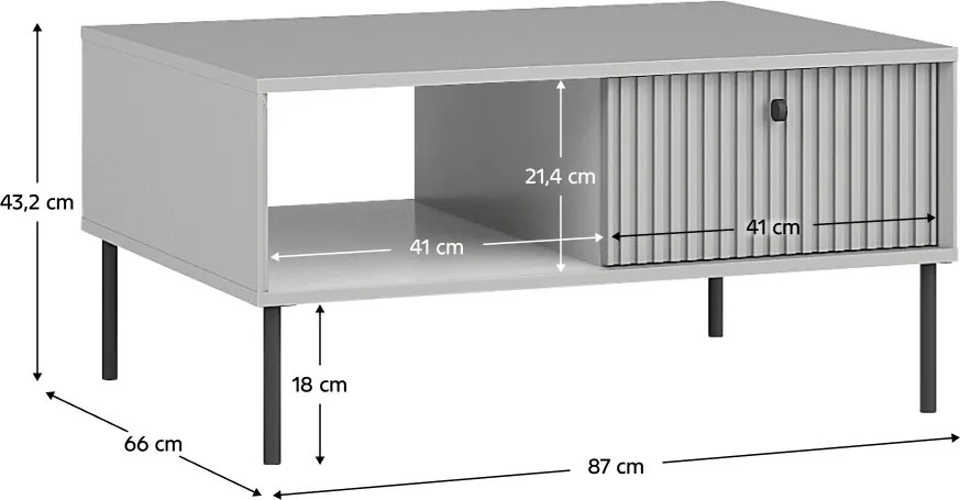 Stolik konferencyjny ARIS, szary