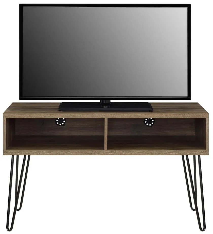 Szafka pod TV w dekorze orzecha w naturalnym kolorze 107x63 cm Owen – Støraa