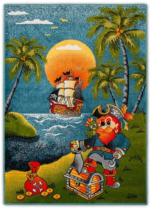 Dywan dziecięcy Kolibri Wyspa Skarbów 160 cm x 230 cm