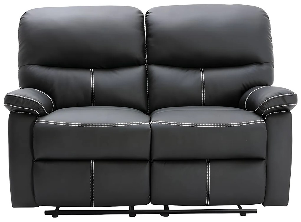 Kanapa 2-osobowa z funkcją relax z ekoskóry CANBY