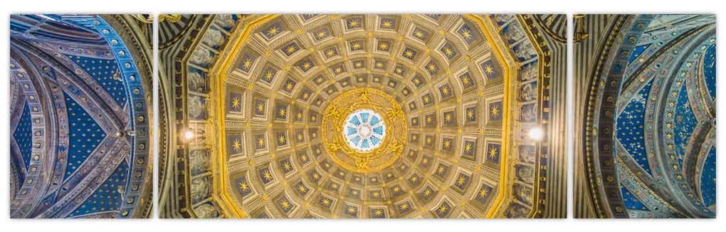 Obraz sufitu kościoła w Sienie (170x50 cm)