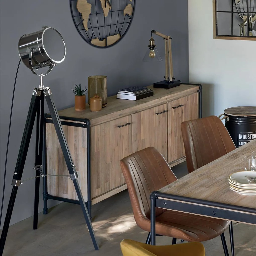 Lampa podłogowa na 3 nogach, wys. 152 cm