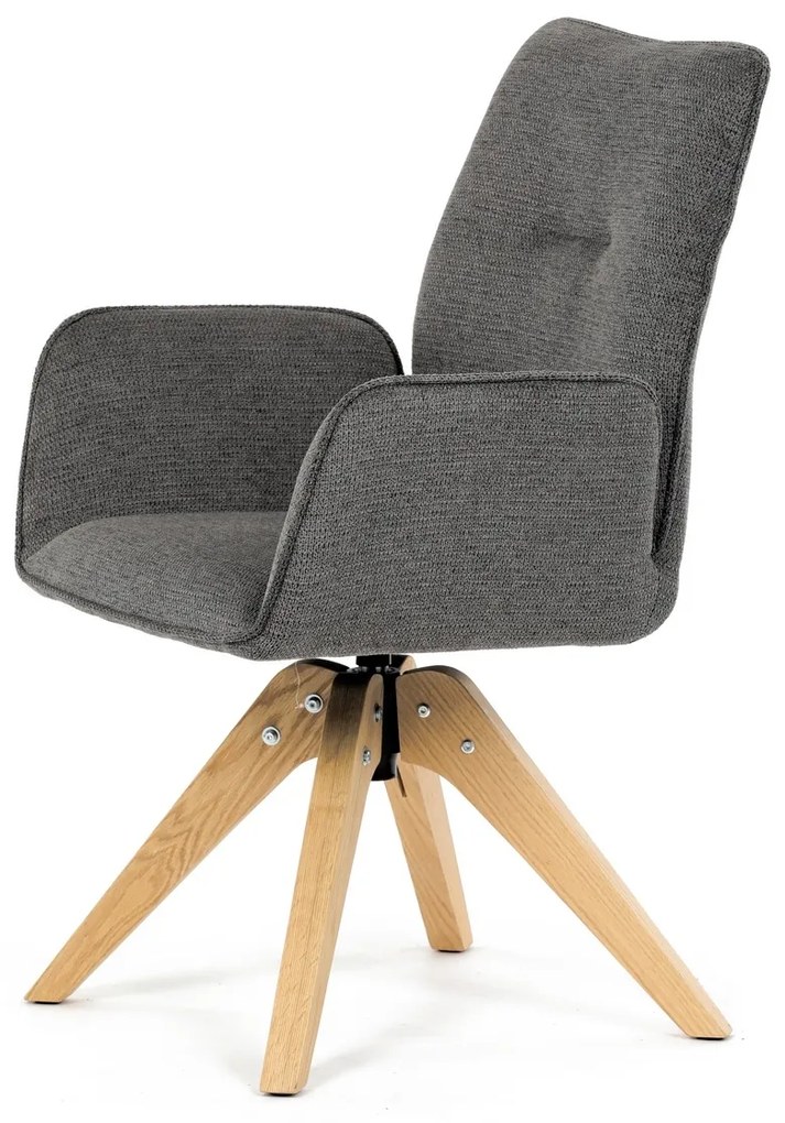 Krzesło do jadalni DCH-C2148 GREY2 z wodoodpornątkaniną