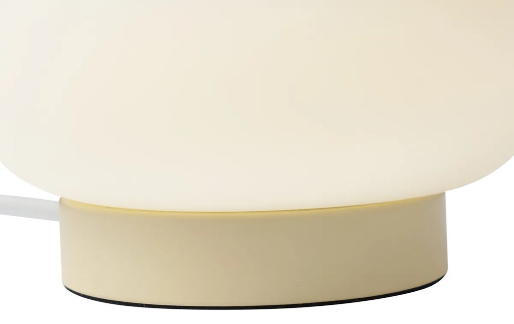 Lampa stołowa Japandi beżowa ze szkłem opalowym 15 cm - MieleJapandi Oswietlenie wewnetrzne