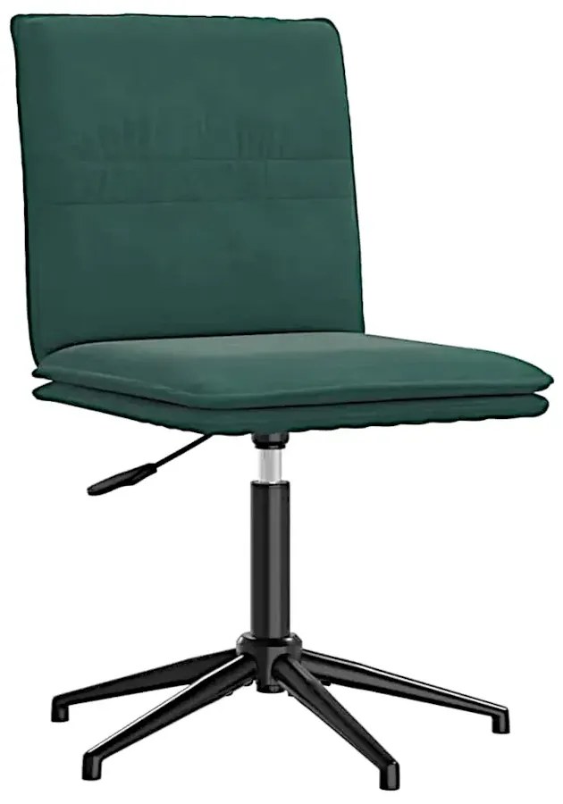 Krzesło z oparciem ciemnozielone D8-W40