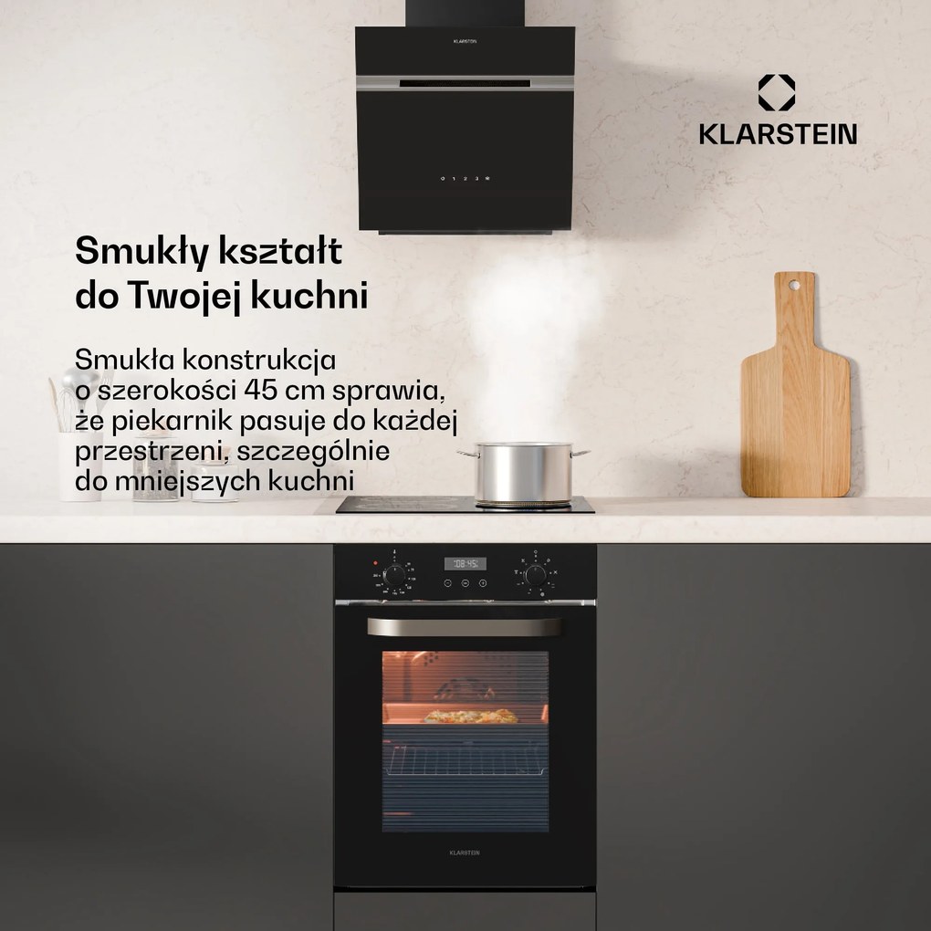 Klarstein SmartSlim piekarnik, smukły design