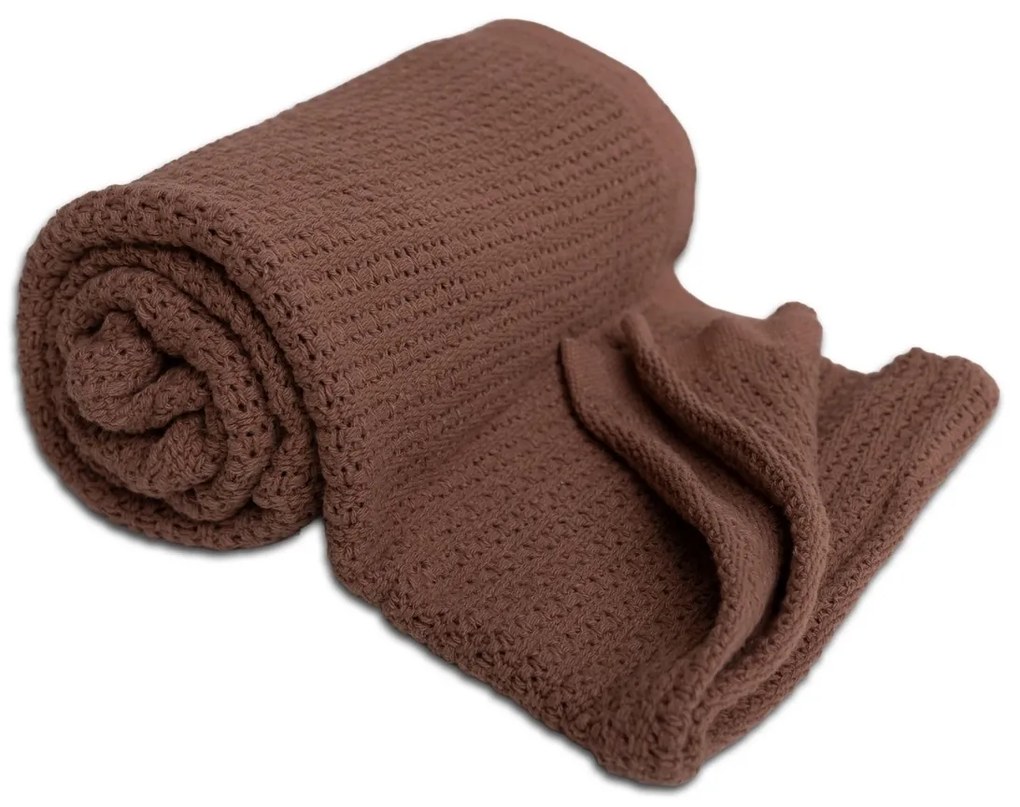 Babymatex Kocyk dziecięcy Lili mokka, 75 x 100 cm