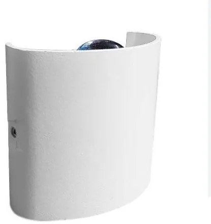 Kinkiet lampa wisząca LED elewacyjny metalowa AT84-1KL-White