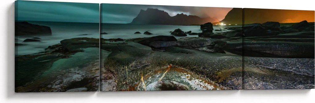 Obraz - Scena nocna (170x50 cm)