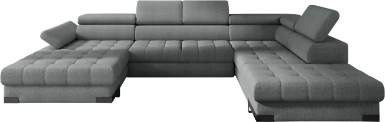 Narożnik SELVA XL Prawostronny z funkcją spania w tkaninie MEMPHIS 06 WERSAL