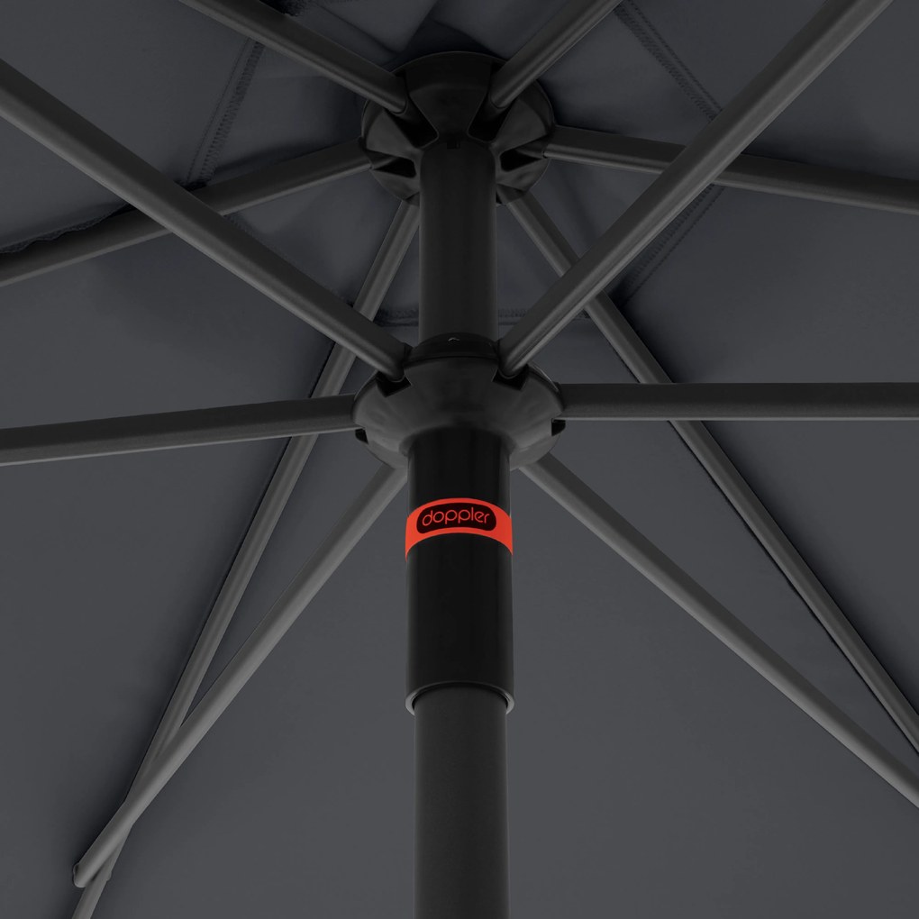 Doppler myZone Push Up parasol ogrodowy 300 cm antracyt