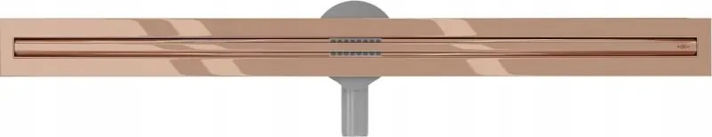 Mexen Flat 360° Slim odpływ liniowy obrotowy 70 cm, różowe złoto - 1641070