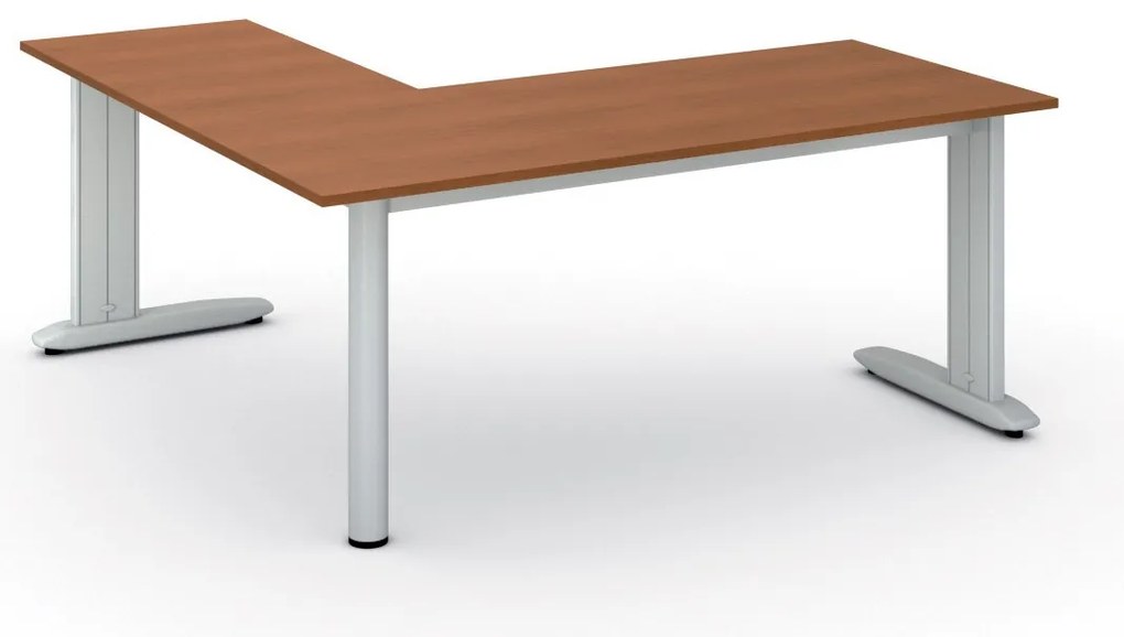 Narożne biurko PRIMO FLEXIBLE, 180x180 cm, czereśnia