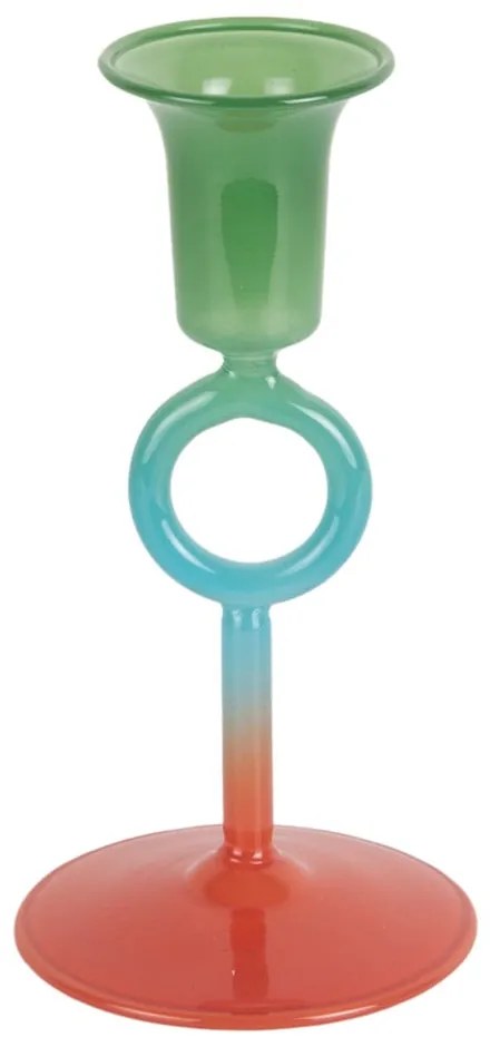 Szklany świecznik Anillo Vivo – PT LIVING