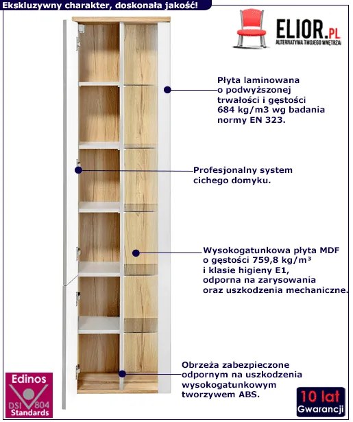 Słupek łazienkowy z oświetleniem led F2-W30