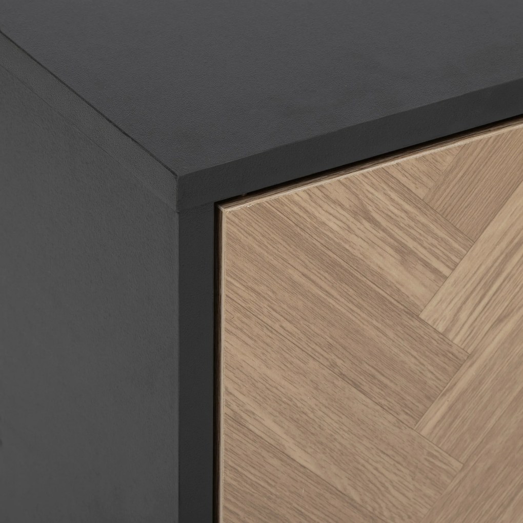 Szafka rtv CHEVRONS, 120 x 40 x 45 cm