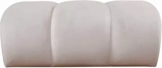 Nowoczesna pufa Amandine z przeszyciami