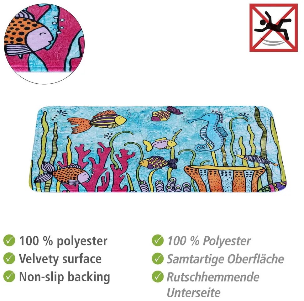 Tekstylny dywanik łazienkowy 45x70 cm Rollin'Art Ocean Life – Wenko
