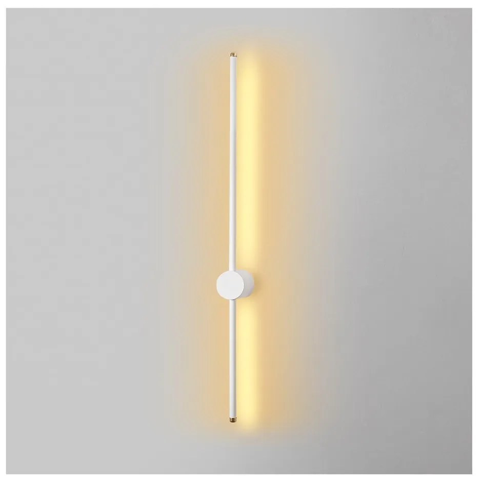 Biały kinkiet LED ø 7 cm Sword – Opviq lights
