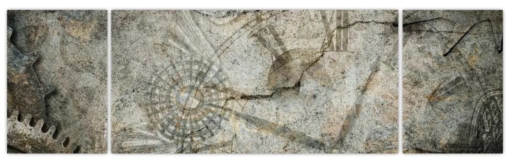 Obraz - Upływ czasu (170x50 cm)