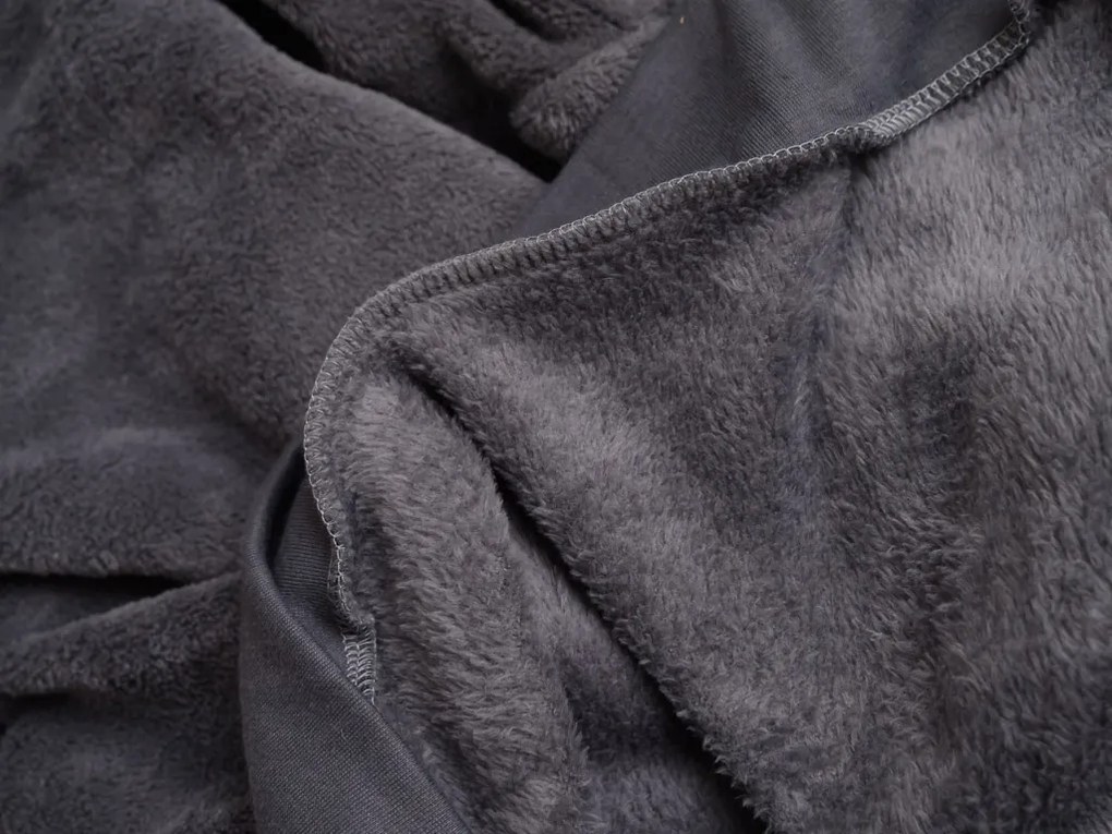 Koc bluza z rękawami i kapturem CHILL, męski Kolor: Ciemnoszary